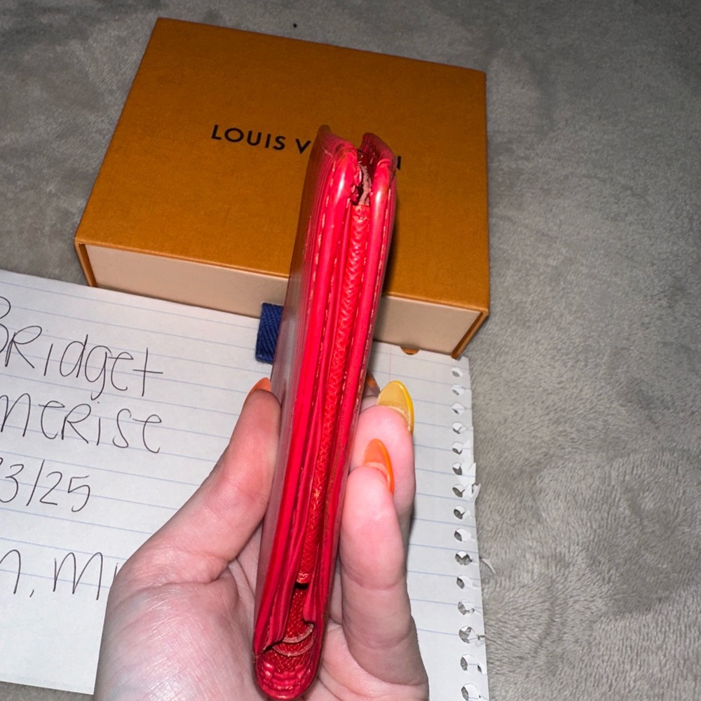 Louis Vuitton Scarlet Epi Leather Wallet - Picture 9 of 13